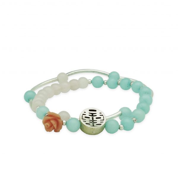 Double Happiness Bracelet - Happiness and Love