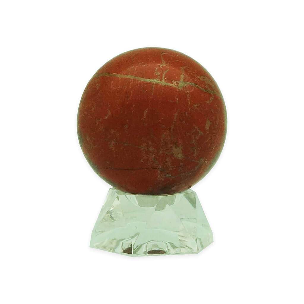 Red Agate Crystal Sphere