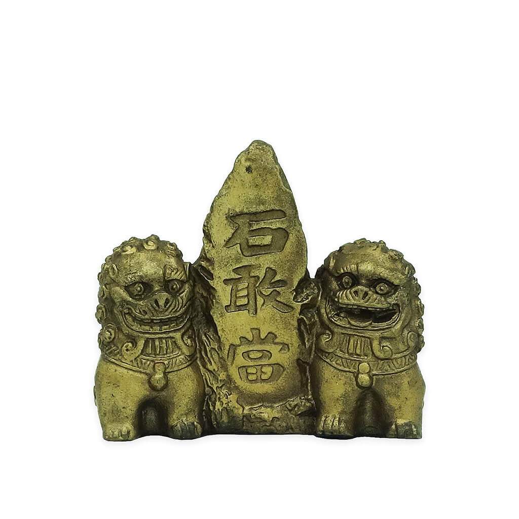 Bronze Shigandang with Fudogs (Small)