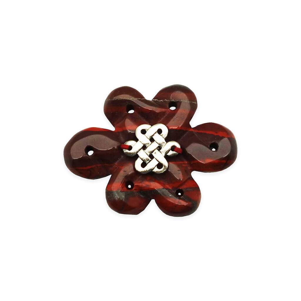 Red Jasper Mystic Knot (Large) - FIRE Element